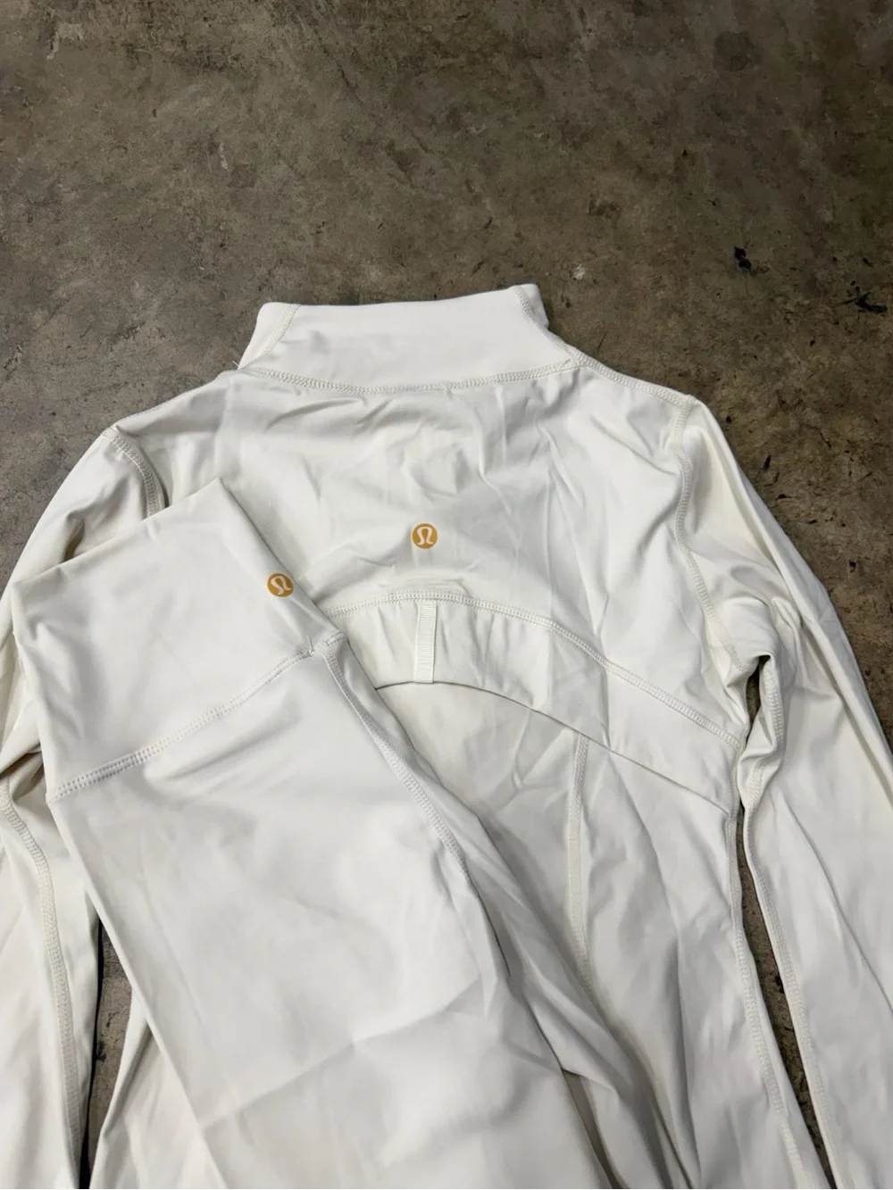 lululemon athletica White Track Jacket & Jogger Set